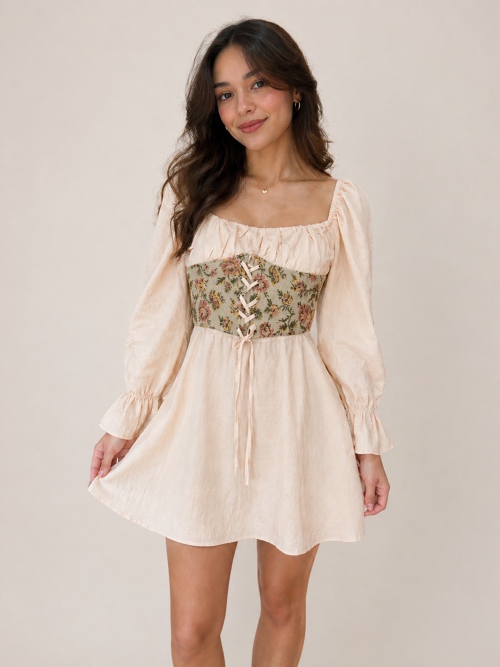 Corset Boho Dress Small